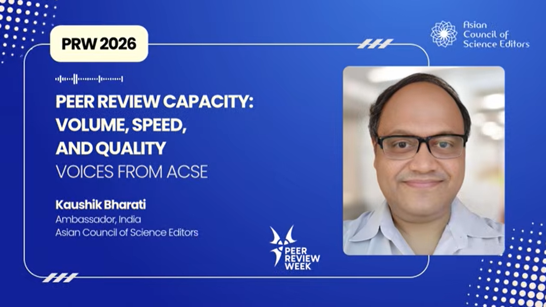  Faster Peer Review or Better Peer Review? | Kaushik Bharati